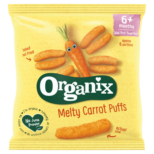 Organix Melty Carrot Puffs four-bag multipack