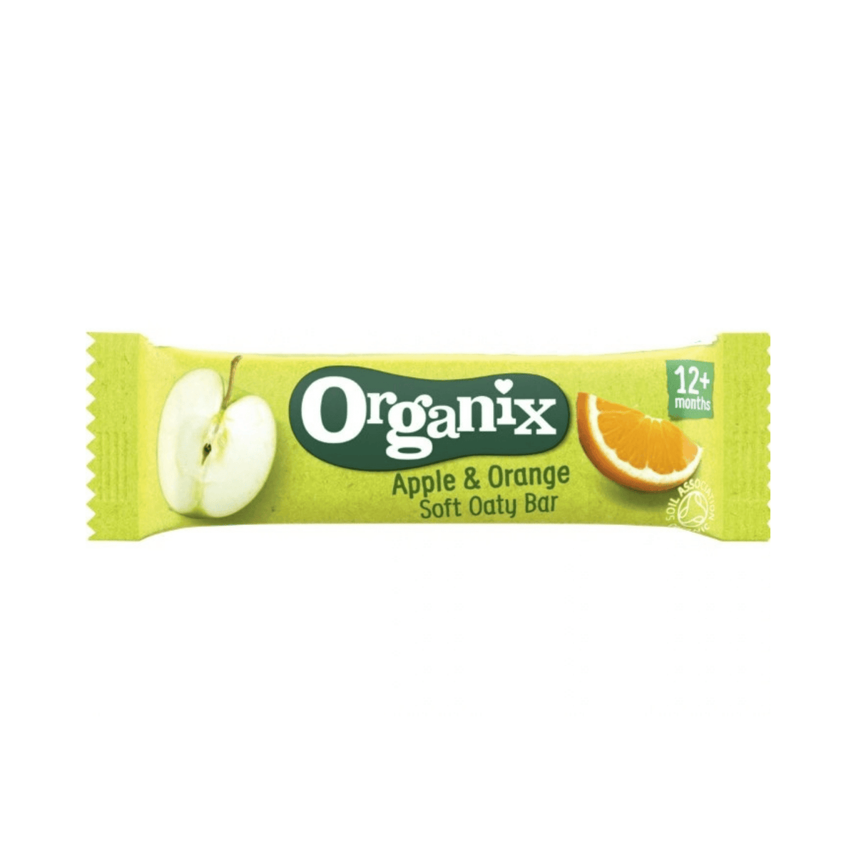 Individually wrapped Organix Apple and Orange Soft Oaty Bar
