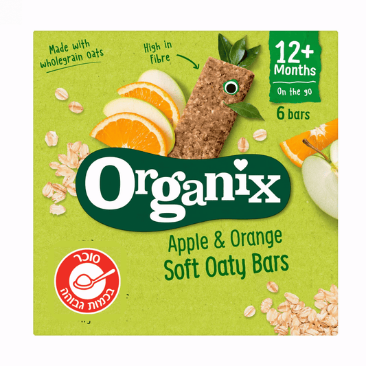 Organix Apple and Orange Soft Oaty Bars multipack