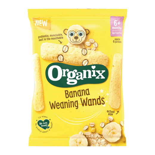 Organix Banana Weaning Wands pack