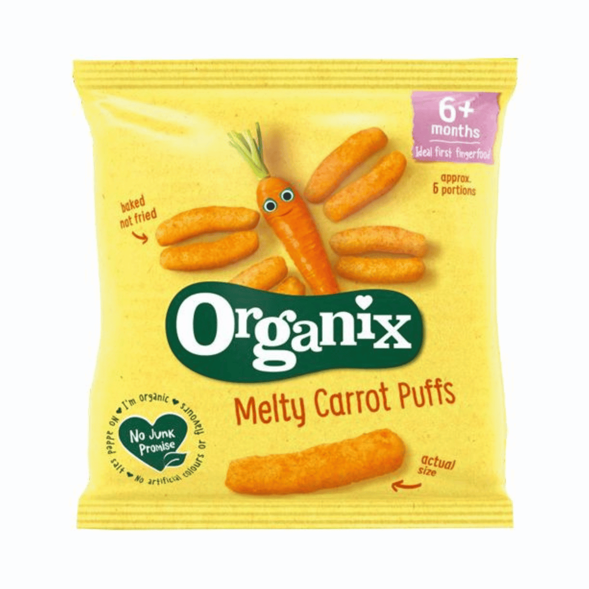 Organix Melty Carrot Puffs single pack